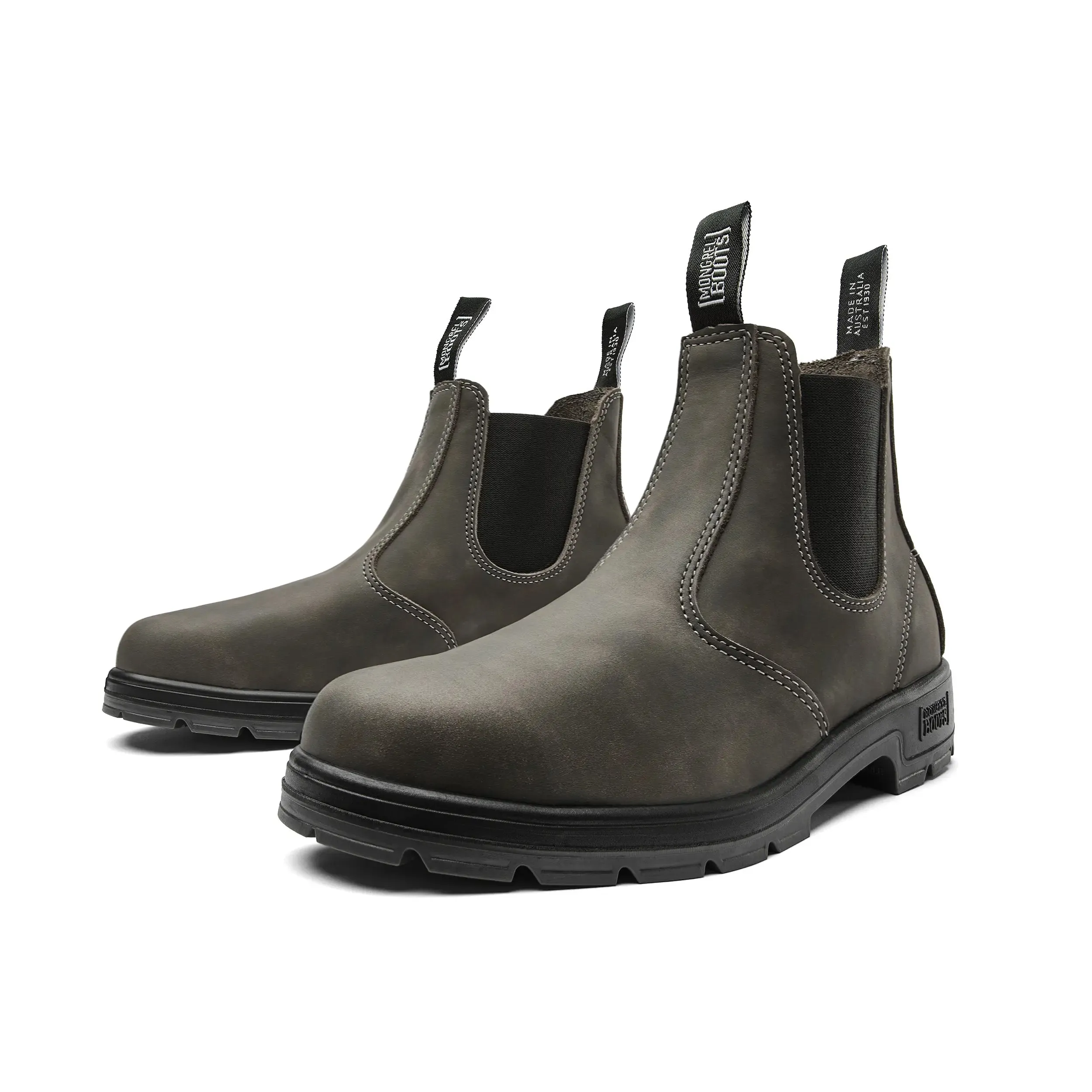 Cloudy Grey Elastic Sided Boot K91085